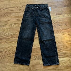 NWT Gap Teen Sz. 10 Marbled Black Jeans